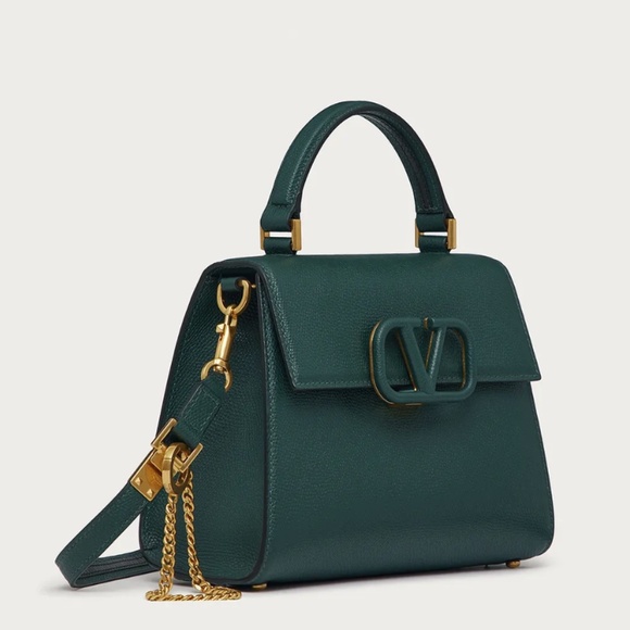 VSLING SMALL HANDBAG IN GRAINED CALFSKIN - Picture 2 of 6